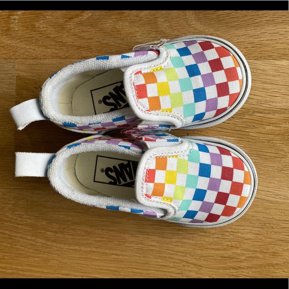 Rainbow Vans never worn